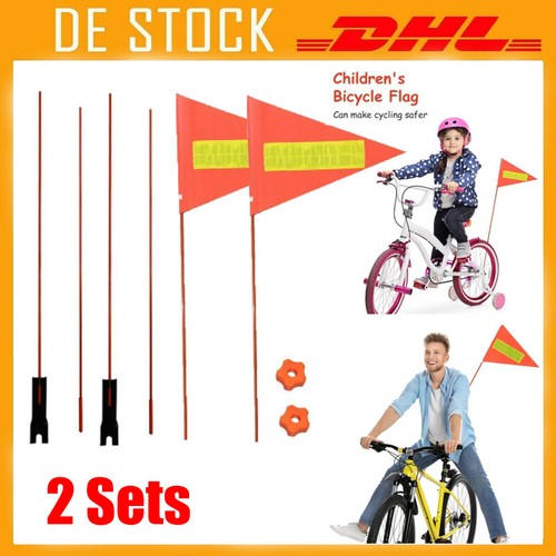 2sets 180cm fahrradfahne - 2sets,