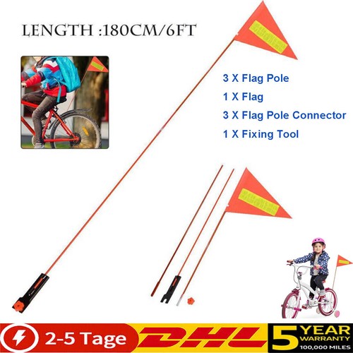 180cm fahrradfahne - 180cm,