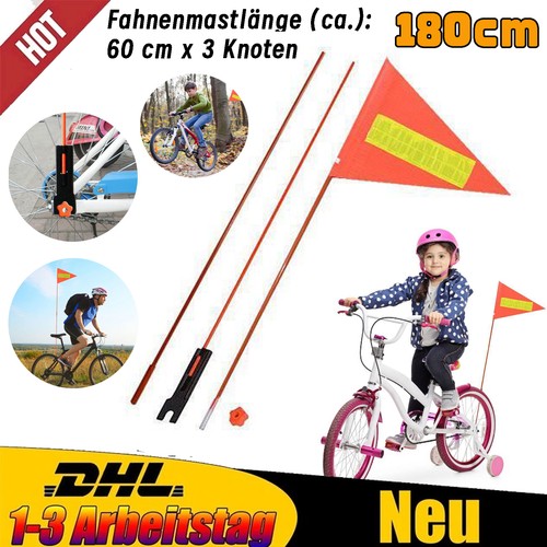 180cm fahrradfahne - de,