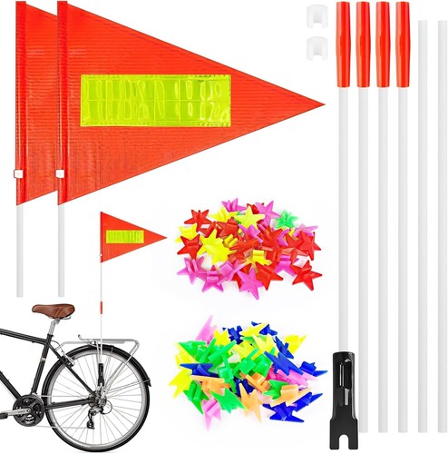 2er set fahrradfahne - set,