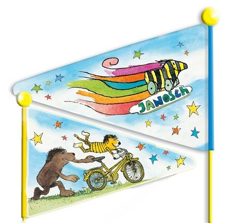 Janosch fahrradwimpel - janosch,