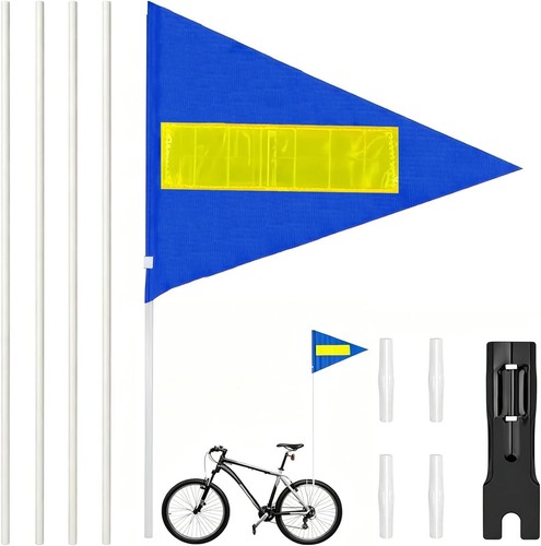 Reflektierende fahrradflagge - reflektierende,