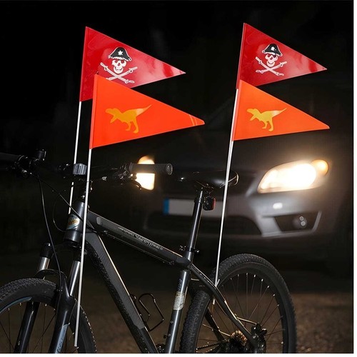 Fahrrad sicherheitswimpel set - fahrrad,