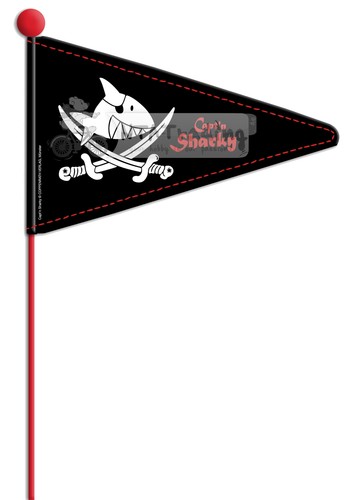 Capt sharky fahrradwimpel - capt'n,